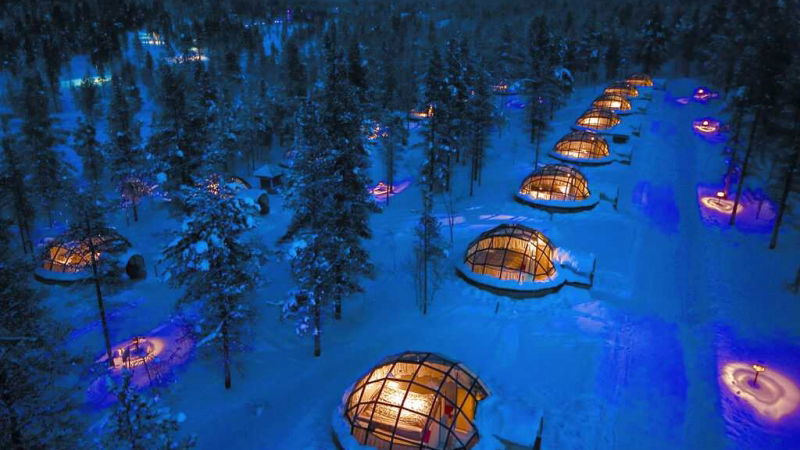dormire igloo lapponia