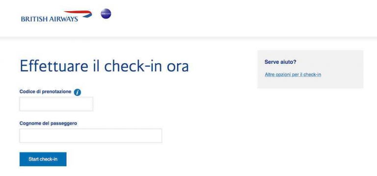 british airways travel login