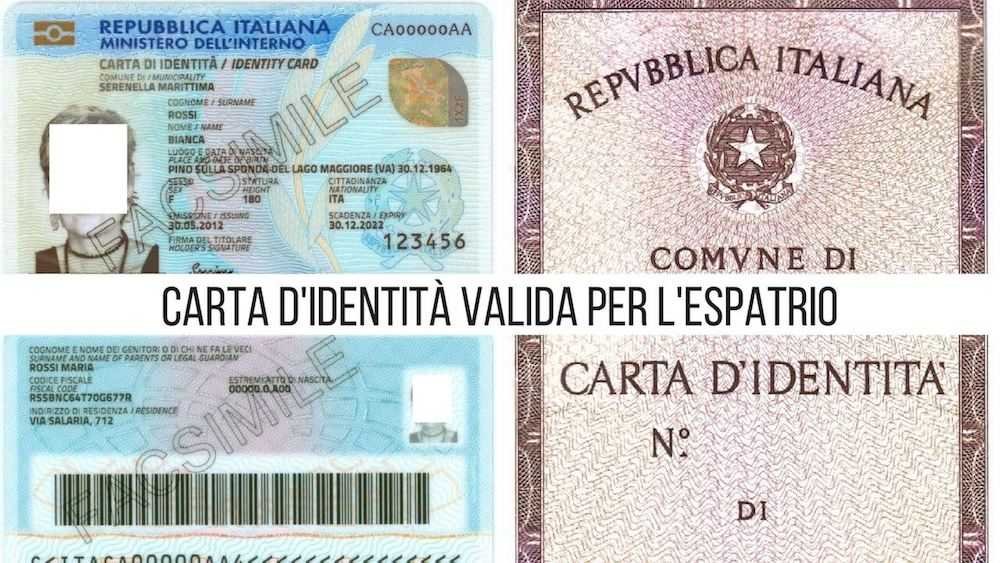 Carta d'identità per l'espatrio: guida completa ...