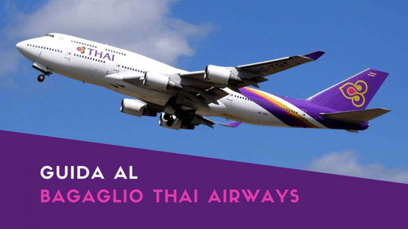 thai airways bagaglio