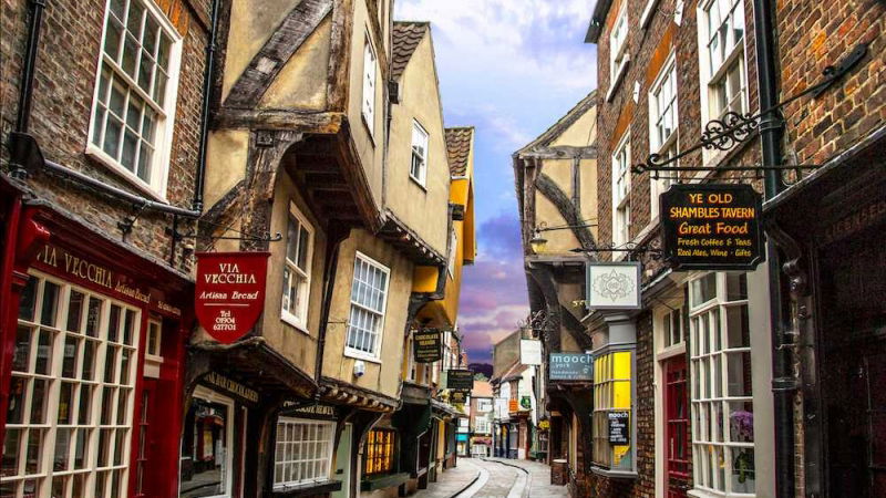 partenza yorkshire viaggio