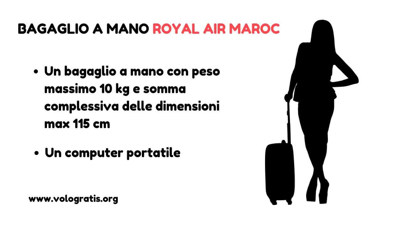 Royal Air Maroc bagaglio a mano e da stiva. Guida completa