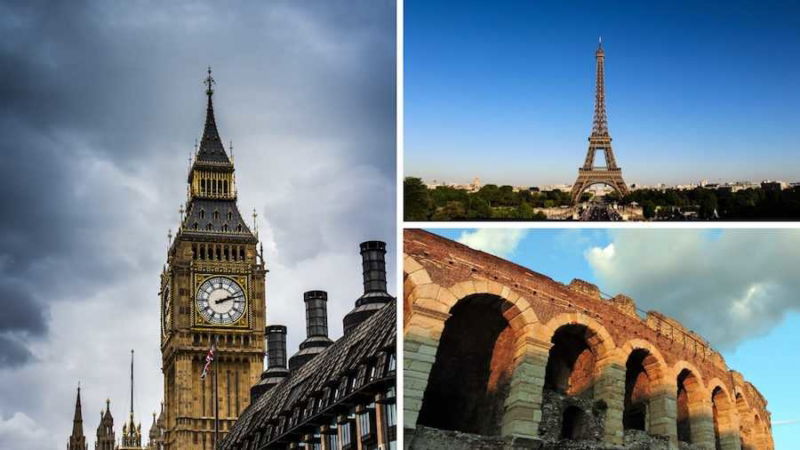 vinci viaggio londra parigi verona