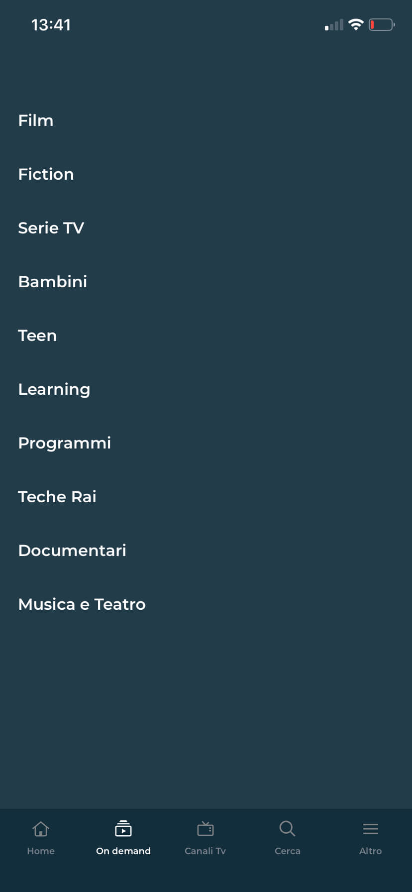 RAIPLAY GRATUITA DOVE POSSO VEDERLA visual data 6
