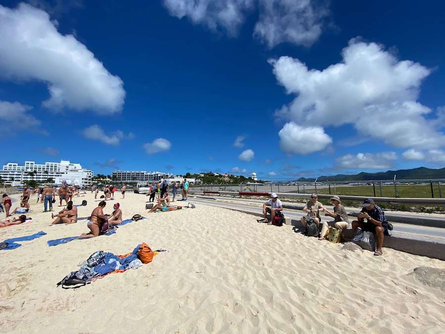 aeroporto sint maarten maho beach