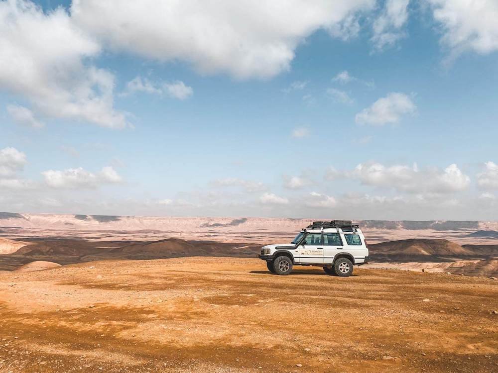 jeep ramon crater israele
