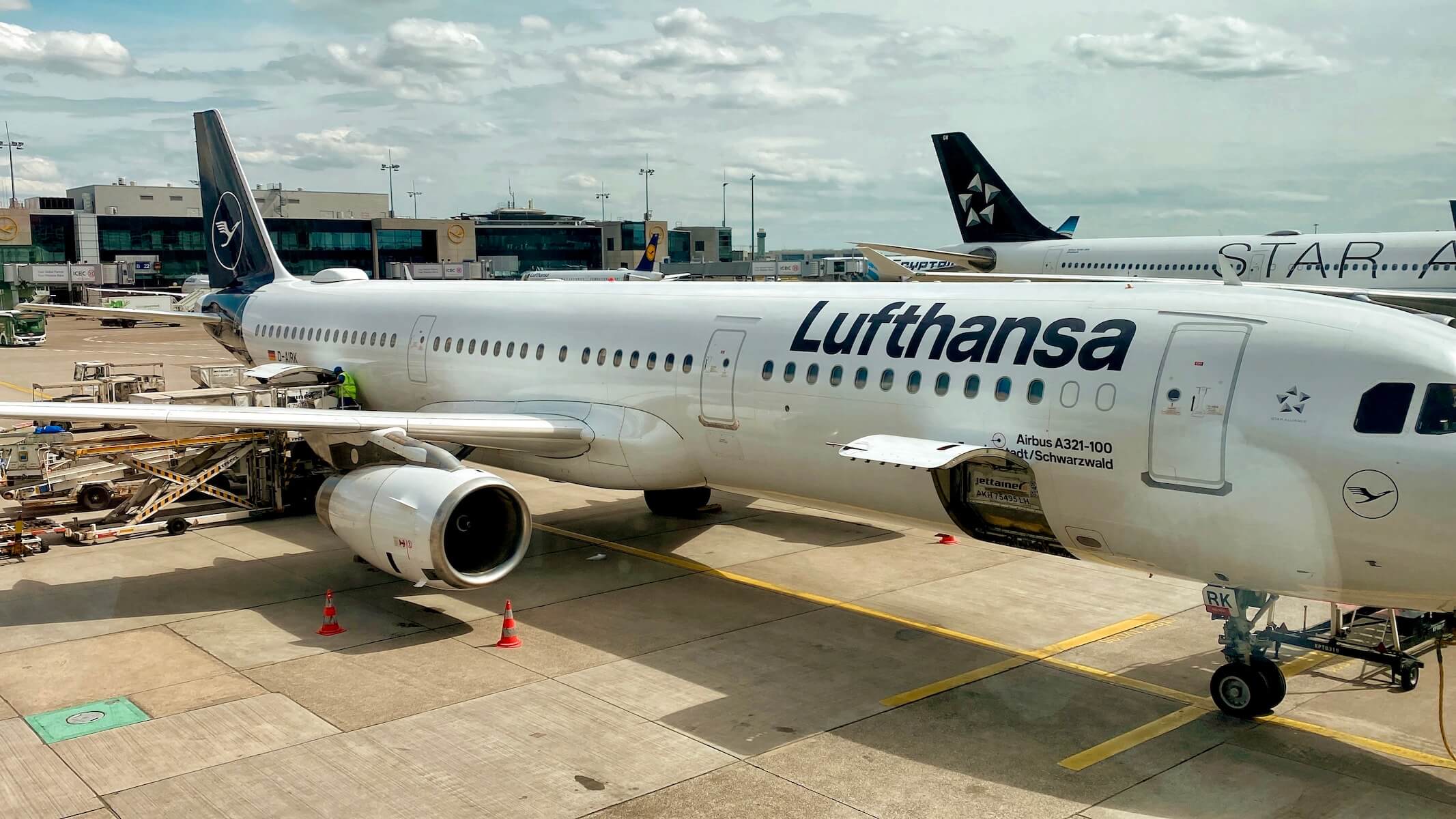 aereo lufthansa aeroporto francoforte