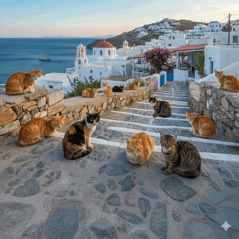 In questa isola greca ti ospitano gratis se ami i gatti: il volontariato che unisce viaggio e vita locale preview