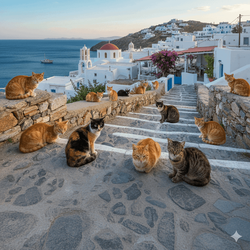 In questa isola greca ti ospitano gratis se ami i gatti: il volontariato che unisce viaggio e vita locale preview