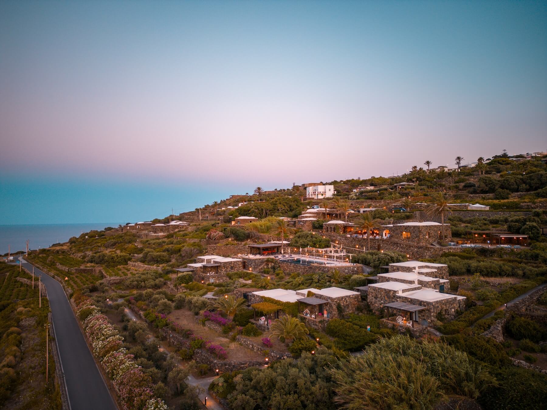 vista di pantelleria con il dream resort