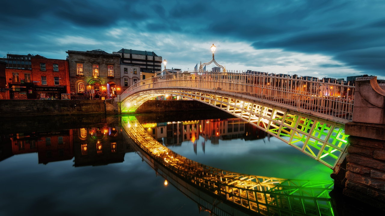 Dublin Irlanda 3D magnete da frigorifero Souvenir regalo, resina fatta a mano Dublino frigorifero magnete collezione decorazione casa e cucina