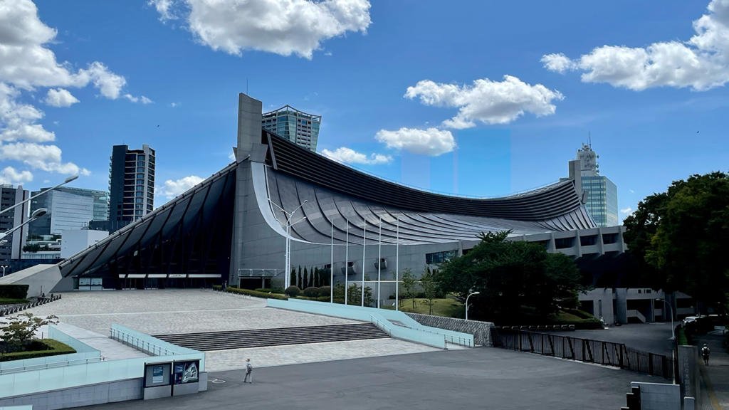 Yoyogi National Gymnasium di kenzo tange a Omotesando i migliori quartieri di tokyo itinerario completo giappone