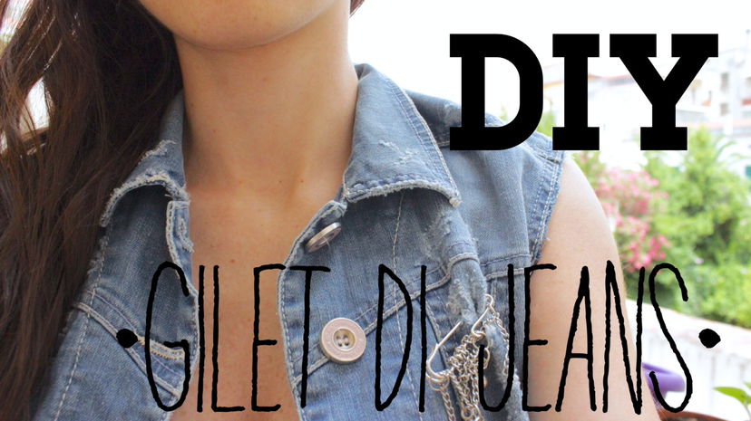 DIY  *Gilet di Jeans* preview