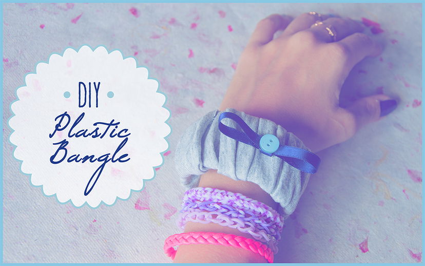 DIY: ✿ Plastic Bangle ✿ preview