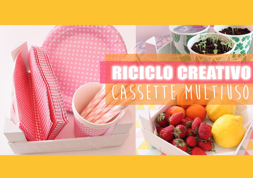 – DESIGN YOUR H♡ME – Riciclo creativo – Cassette multi-uso preview