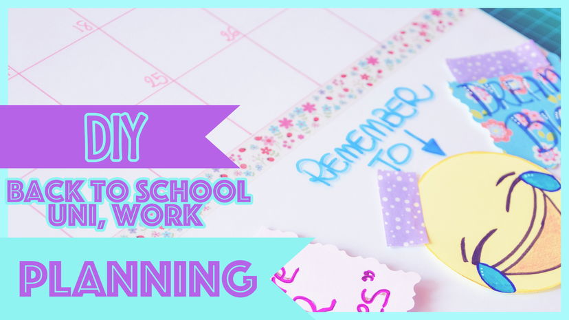 DIY↠Back to School/Uni/Work↞Planning preview