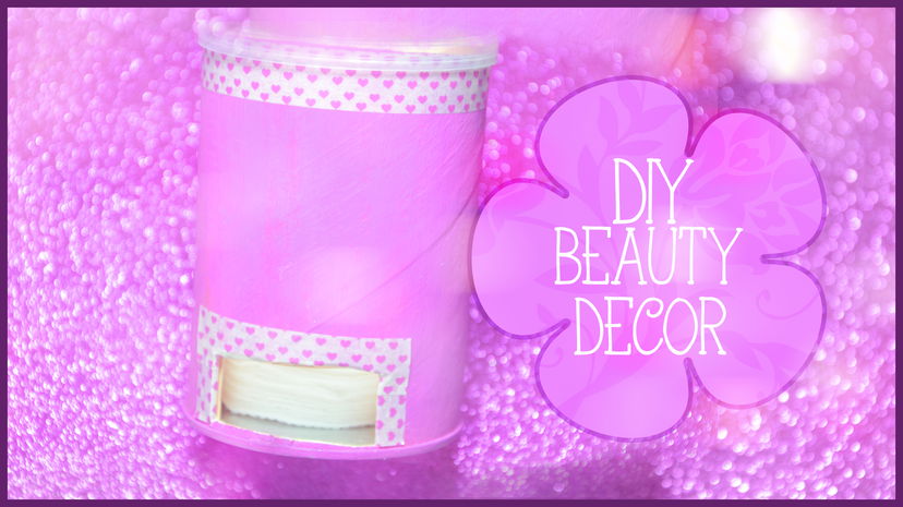 Diy Beauty decor: come creare un porta dischetti di cotone! preview