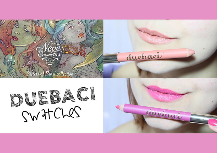 Swatches Duebaci Sisters of Pearl – Neve Cosmetics preview