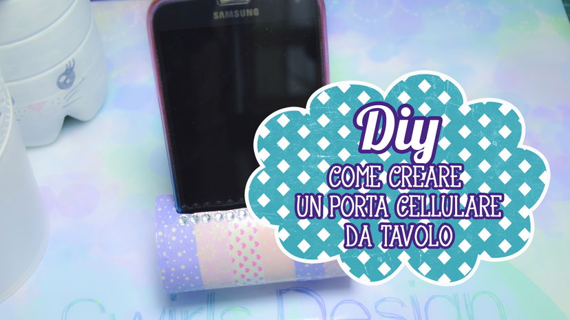 Diy come creare un porta cellulare da tavolo preview