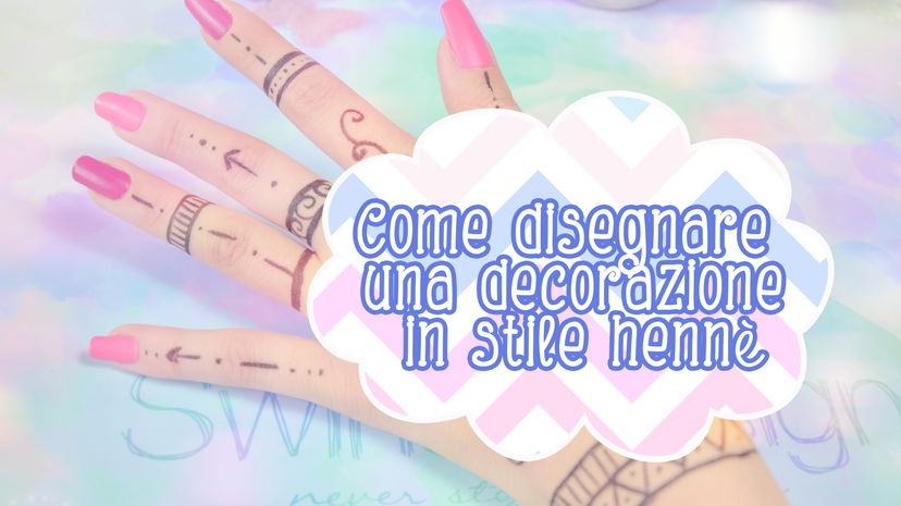 Come disegnare una decorazione in stile henné! preview