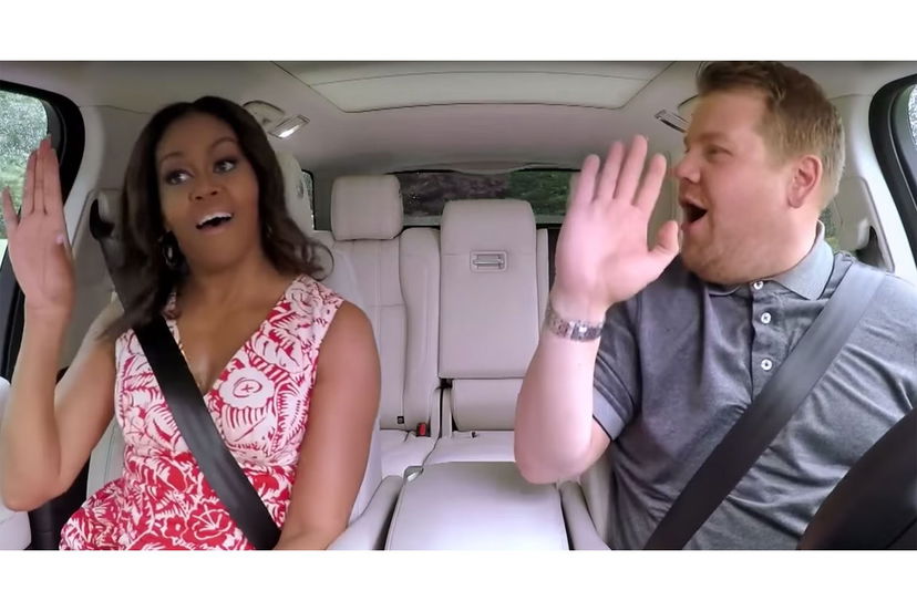 Michelle Obama canta “Single Ladies” in macchina article-post