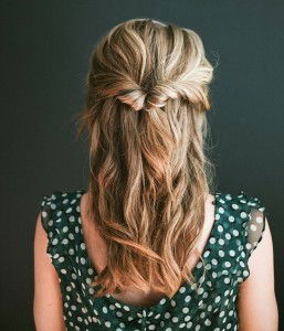 idee chignon capelli topsy tail