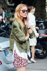 come indossare bomber jacket olivia palermo