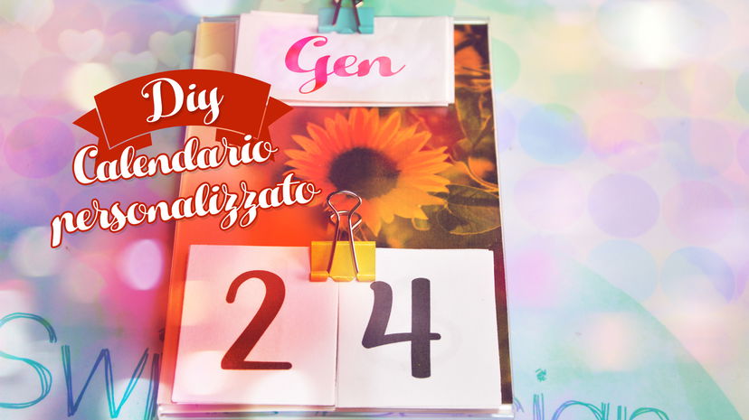 Calendario da tavolo personalizzato – DIY Room Decor preview