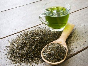 tè verde capelli
