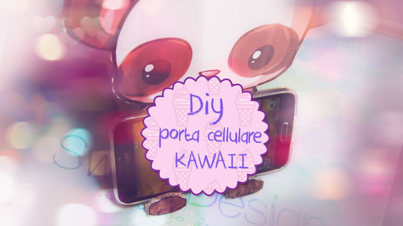 Pinterest Diy: Porta cellulare kawaii da tavolo preview