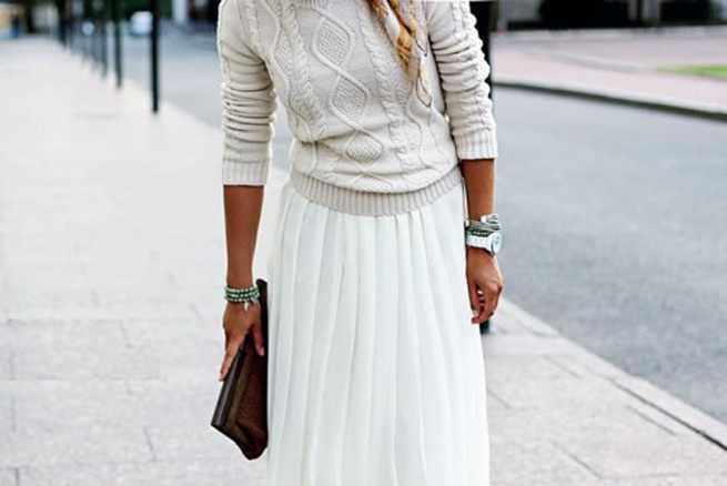 Total white: Come vestirsi per un look tutto in bianco! article-post