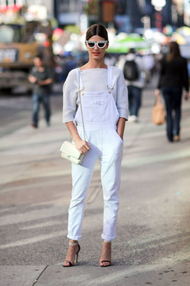 total white outfit