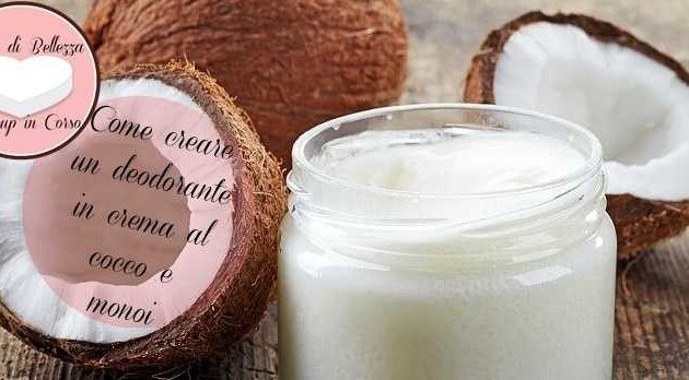Come creare un deodorante in crema al cocco e monoi
