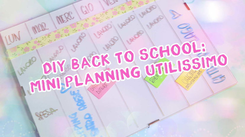 DIY BACK TO SCHOOL: MINI PLANNER UTILISSIMO preview