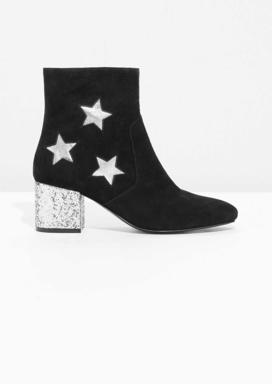 glitter boots