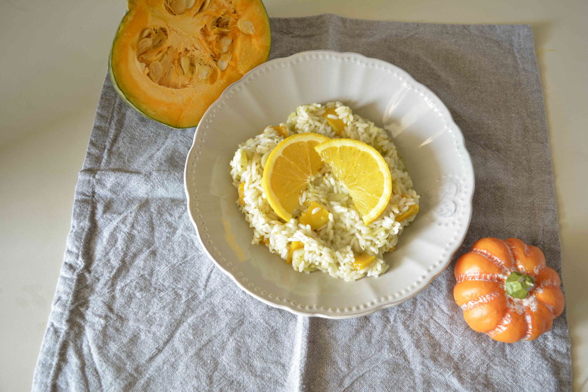 Ricetta autunnale: risotto con zucca e arancia article-post