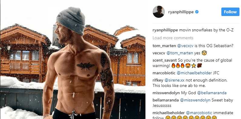‘Ghiaccio bollente’ con Ryan Philippe che mostra i pettorali sotto la neve article-post
