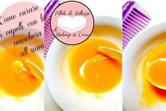 Come curare i capelli con la maschera all'uovo