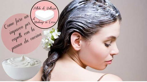 Come fare un impacco per capelli con la panna da cucina | WEGIRLS preview