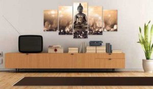 quadro parete buddah 