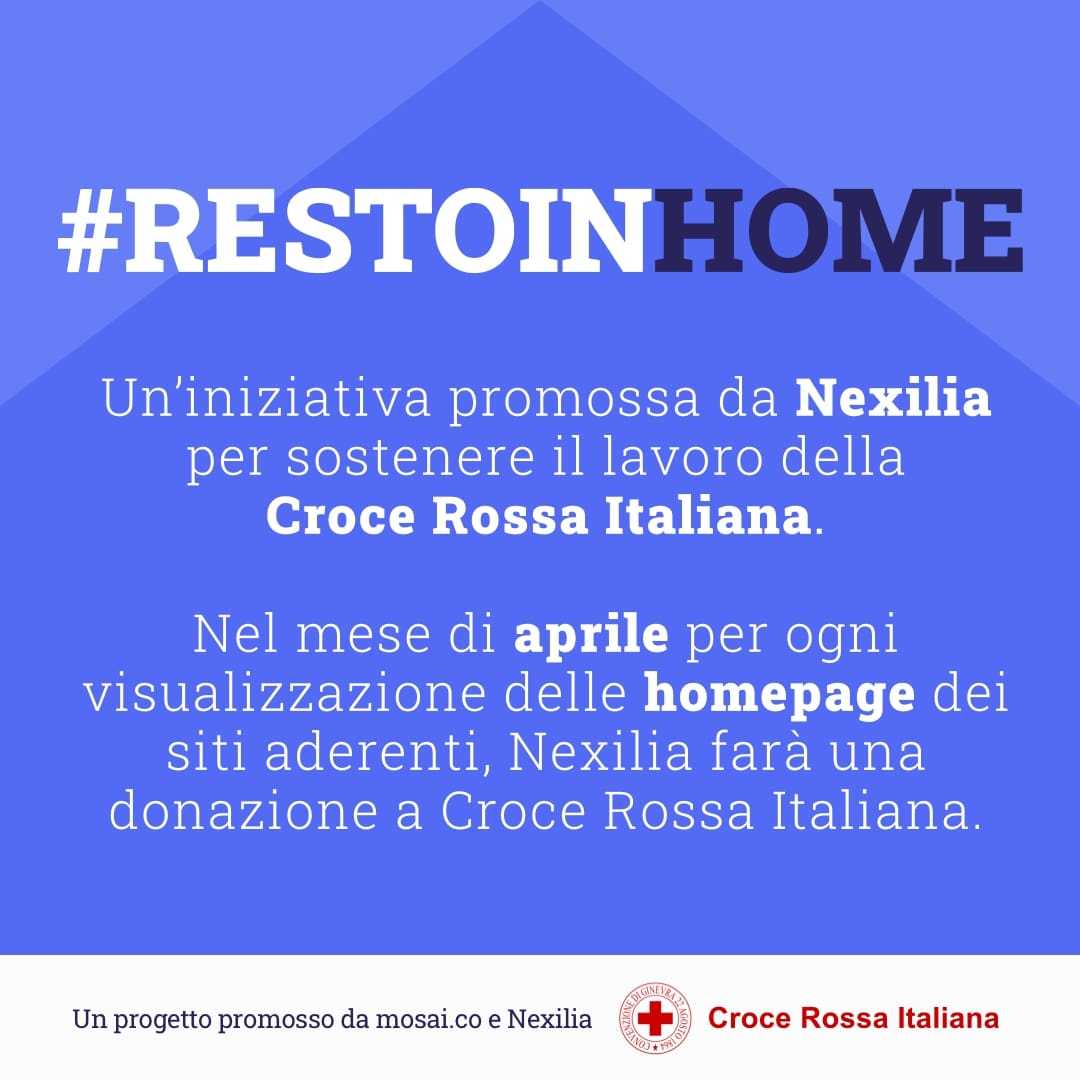 #RestoInHome, Wegirls partecipa all’iniziativa per aiutare la Croce Rossa Italiana article-post
